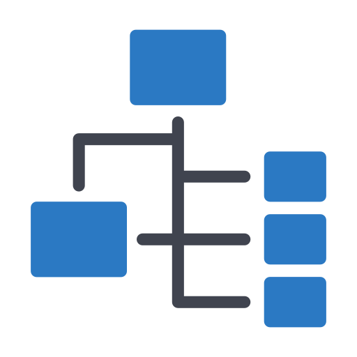 Hierarchy Essential Color Blue icon