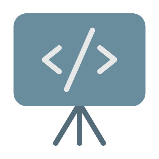 웹 프로그래밍 Vector Stall Flat icon