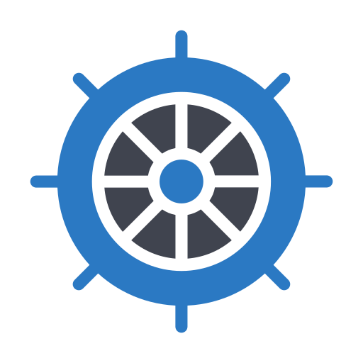 roue Essential Color Blue Icône