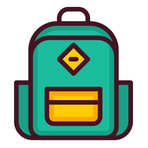 rucksack Generic Outline Color icon