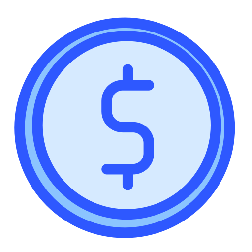 moneta Generic Blue icona