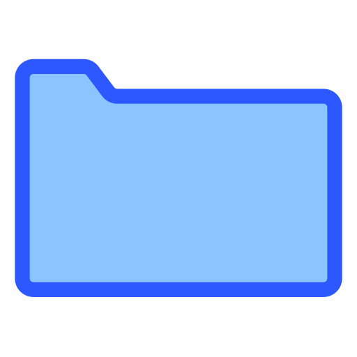 cartella Generic Blue icona