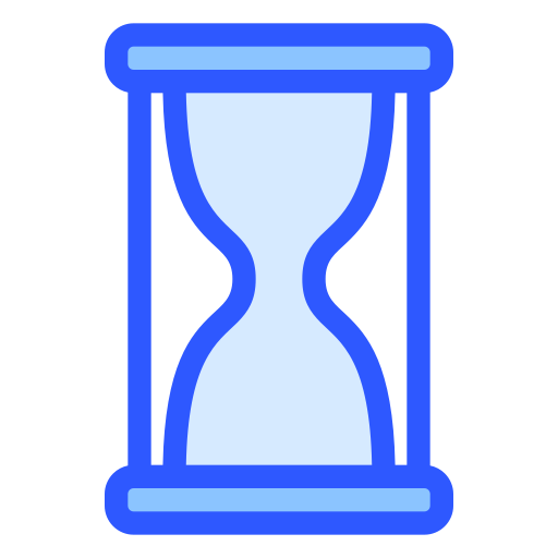 모래 시계 Generic Blue icon
