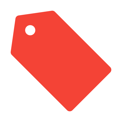 etykieta Generic Flat ikona