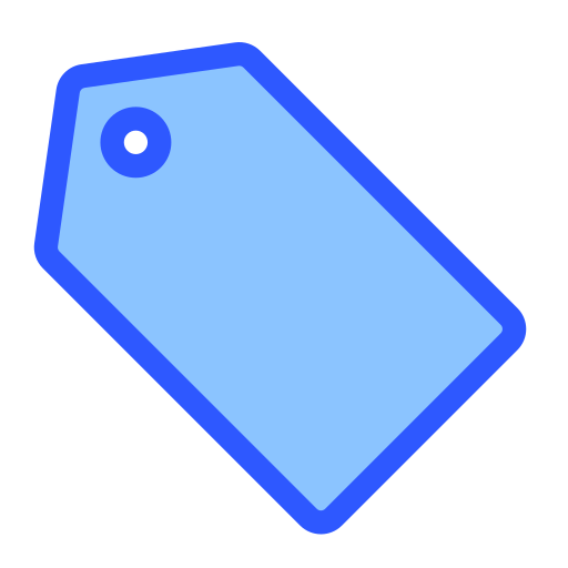 ラベル Generic Blue icon
