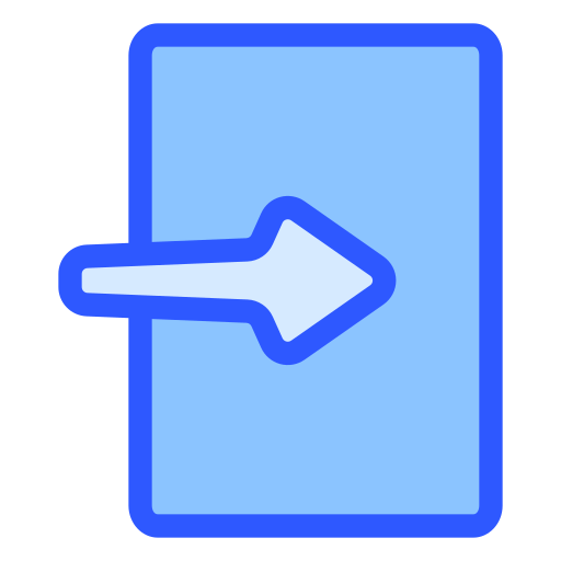 Login Generic Blue icon