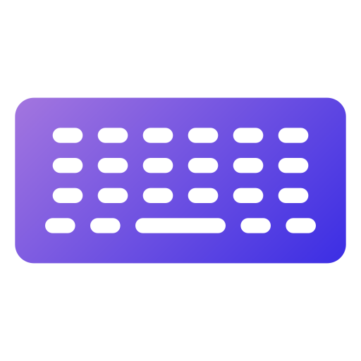 キーボード Generic Flat Gradient icon