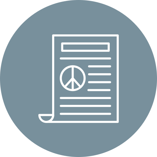 平和条約 Generic Flat icon