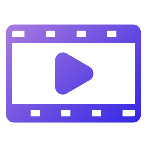 Video Generic Flat Gradient icon