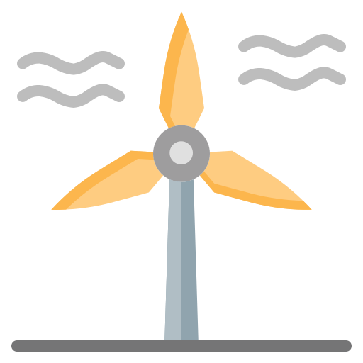 energia wiatrowa Generic Flat ikona