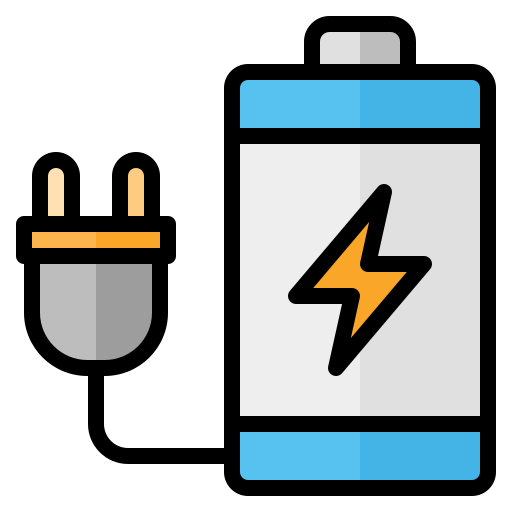 batterie rechargeable Generic Outline Color Icône