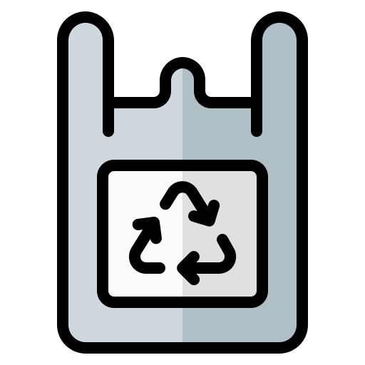 bolsa de plastico Generic Outline Color icono