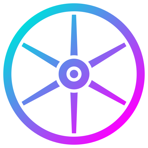 Рулевое колесо Generic Flat Gradient иконка