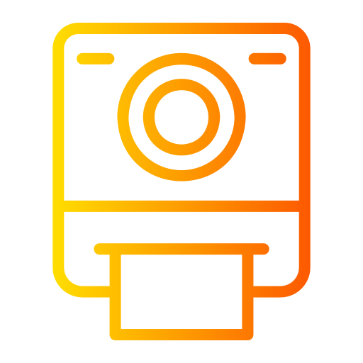 instant-camera Generic Gradient icoon