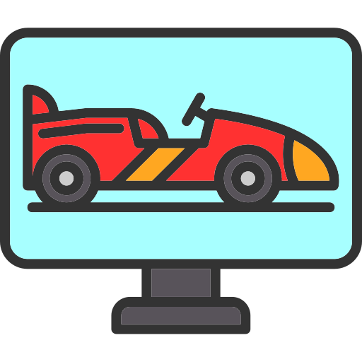 Racing Generic Outline Color icon