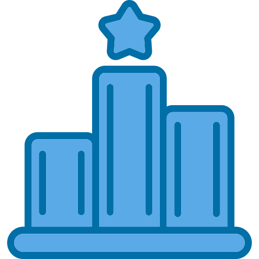 podium Generic Blue icon