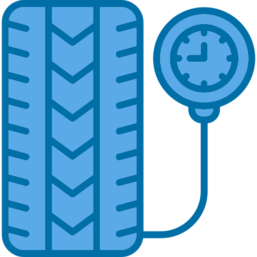 Tire pressure Generic Blue icon
