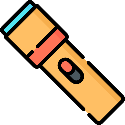 Flashlight Special Lineal color icon