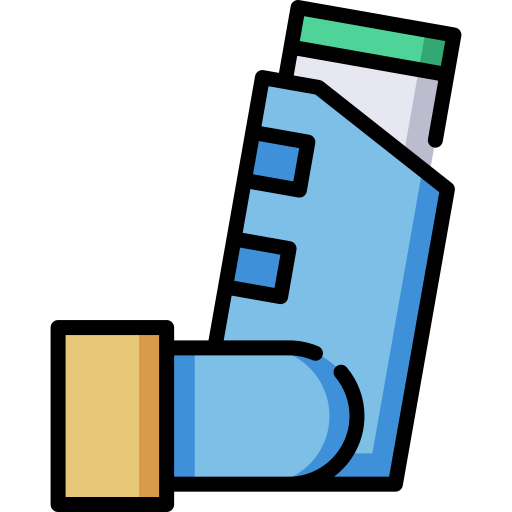 asthma Special Lineal color icon