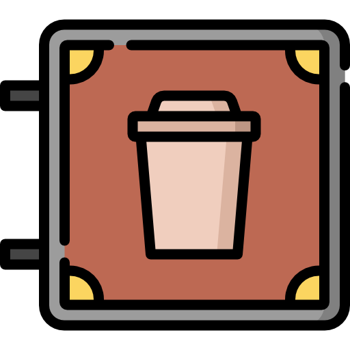 카페 Special Lineal color icon