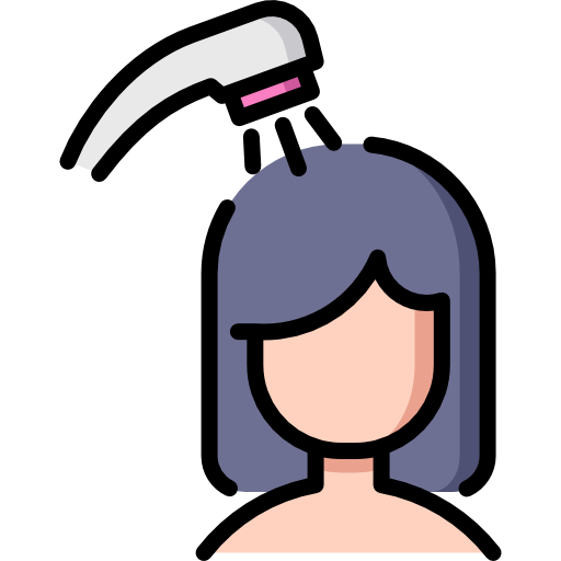 Hair washing Special Lineal color icon