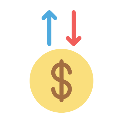 Transfer Vector Stall Flat icon