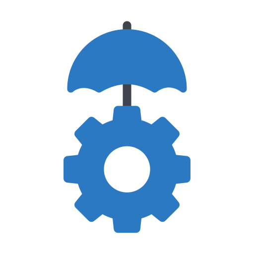 risk management Generic Blue icon