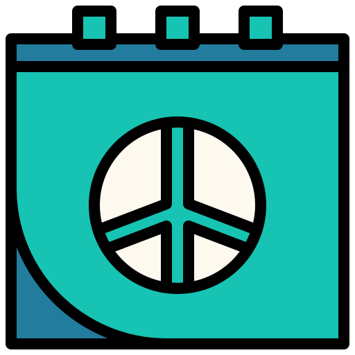 peace day Generic Outline Color icon