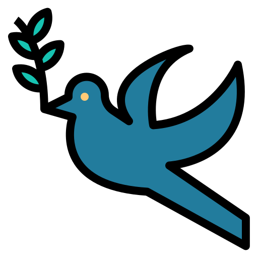 비둘기 Generic Outline Color icon
