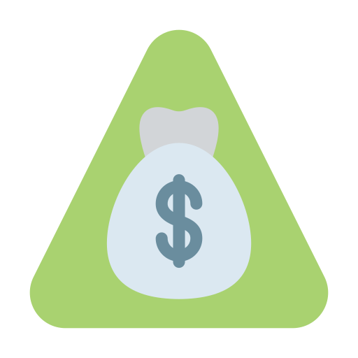 dollarsack Vector Stall Flat icon