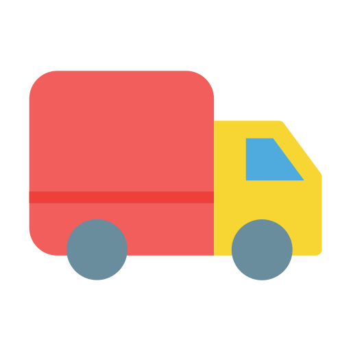 Truck Vector Stall Flat icon