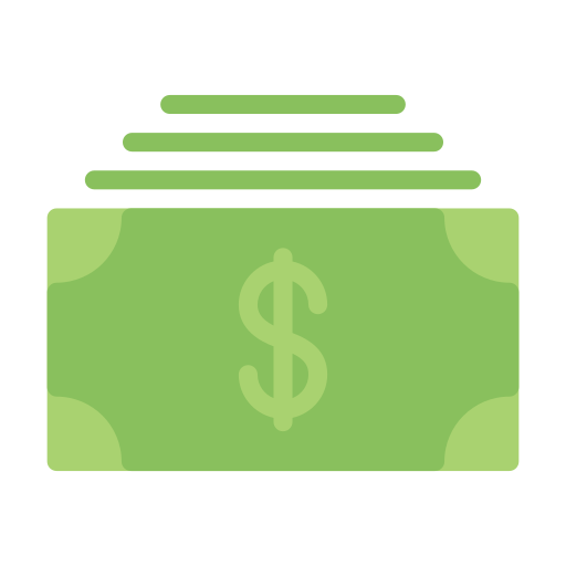 Cash Vector Stall Flat icon