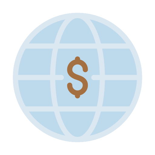 Global economy Vector Stall Flat icon