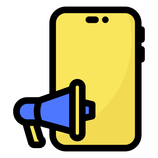 mobiles marketing Generic Outline Color icon