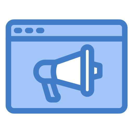 online marketing Generic Blue icoon