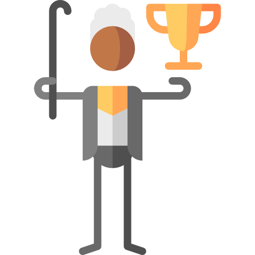 Achievements Puppet Characters Flat icon