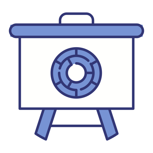 チャレンジ Generic Blue icon