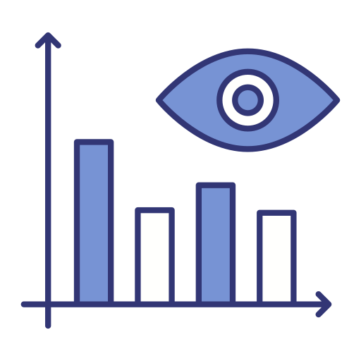 Data visualization Generic Blue icon