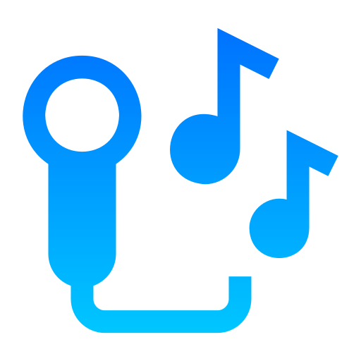 Song Generic Flat Gradient icon