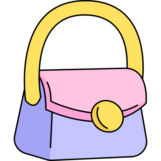 handtasche Generic Thin Outline Color icon