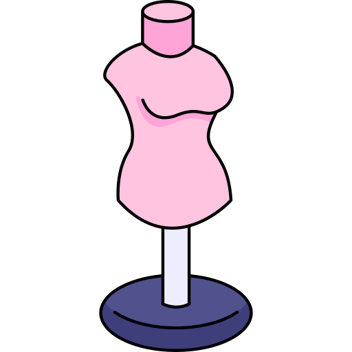mannequin Generic Thin Outline Color icon