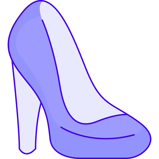 Высокие каблуки Generic Thin Outline Color иконка