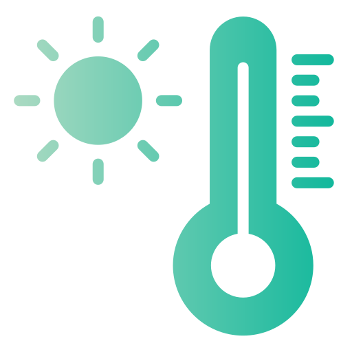 heiße temperatur Generic Flat Gradient icon