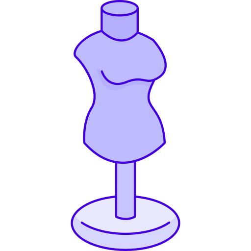 mannequin Generic Thin Outline Color icon
