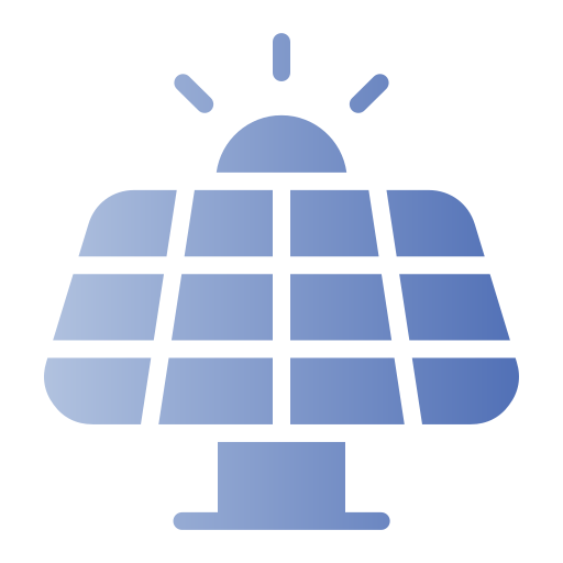 painel solar Generic Flat Gradient Ícone