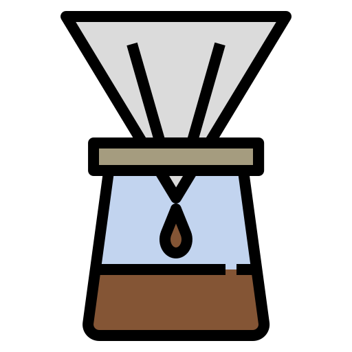 filtr do kawy Generic Outline Color ikona