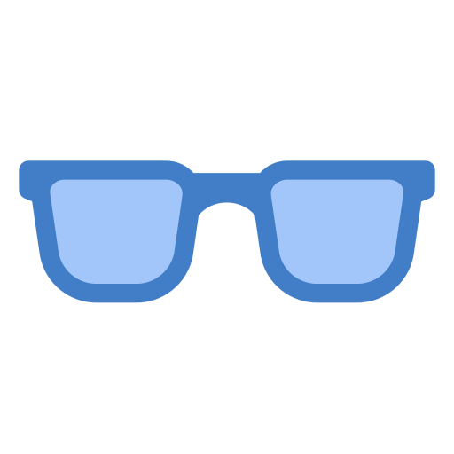 Óculos Generic Blue Ícone
