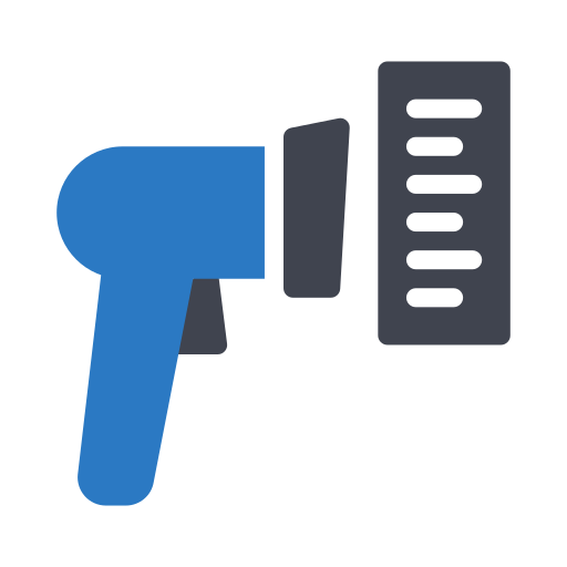escáner de código de barras Generic Blue icono