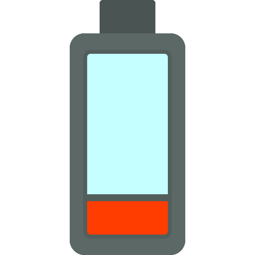 nivel de batería bajo Generic Flat icono