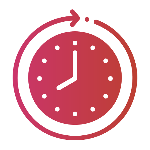 Working time Generic Flat Gradient icon